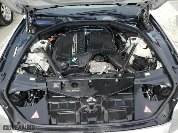 2015 BMW 6 Series 640i with VIN WBA6A0C59FD318843, listed as a Copart auction lot 75129104 with 0 mi miles and Non Repairable. Bid and sale history available at carsss.com. Image 11.