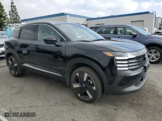 2025 Nissan Kicks SR with VIN 3N8AP6DAXSL335220, listed as a Copart auction lot 42758515 with 13,376 mi miles and Salvage Title. Bid and sale history available at carsss.com. Image 4.