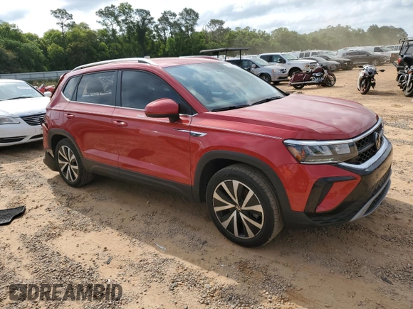 2022 Volkswagen Taos SE с VIN 3VVRX7B25NM088608, выставлен на аукционе Copart как лот 53256255 с пробегом 67 856 миль миль и Списание • Salvage title. История ставок и продаж доступна на DreamBid. Изображение 4.