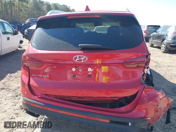 2022 Hyundai Santa Fe SEL with VIN 5NMS24AJ8NH415477, listed as a IAAI auction lot 41877486 with 20,553 mi miles and . Bid and sale history available at DreamBid. Image 17.