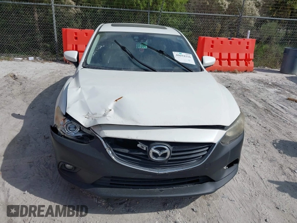 2015 Mazda 6 i Grand Touring with VIN JM1GJ1W50F1204322, listed as a IAAI auction lot 40694216 with 141,357 mi miles. Bid and sale history available at carsss.com. Image 12.