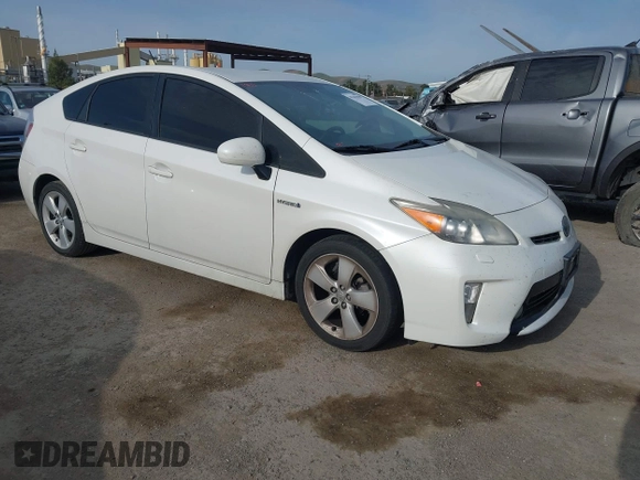 2013 Toyota Prius One with VIN JTDKN3DU9D5685925, listed as a IAAI auction lot 42142830 with 166,976 mi miles and . Bid and sale history available at DreamBid. Image 1.