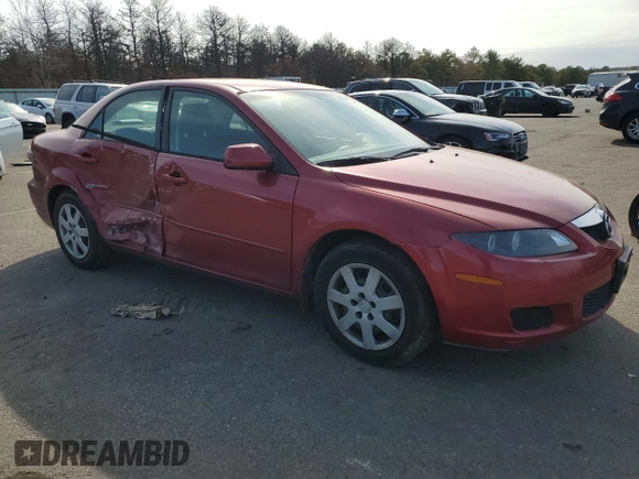2006 Mazda 6 i with VIN 1YVFP80C065M63101, listed as a Copart auction lot 48554305 with 124,510 mi miles and Salvage Title. Bid and sale history available at carsss.com. Image 4.