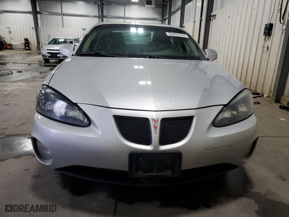 2005 Pontiac Grand Prix GTP with VIN 2G2WR524651340492, listed as a Copart auction lot 83952474 with 276777 miles and Salvage Title. Bid and sale history available at carsss.com. Image 5.
