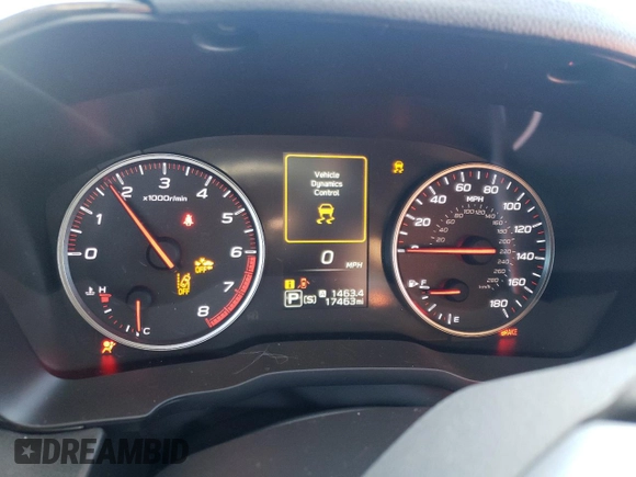 2022 Subaru WRX z VIN JF1VBAB68N8023628, wystawiony jako Copart lot #65976834 z przebiegiem 17 463 mil mil oraz Szkody całkowita. Historia ofert i sprzedaży dostępna na DreamBid. Obrazek 9.