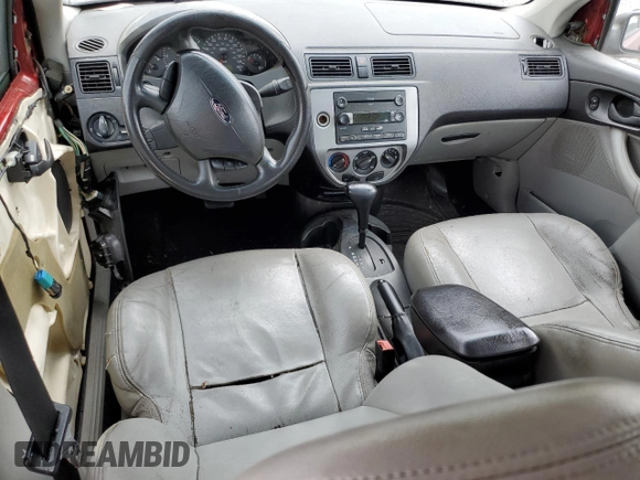 2005 Ford Focus S with VIN 3FAFP37N75R130668, listed as a Copart auction lot 52897015 with 222,043 mi miles and Non repairable. Bid and sale history available at DreamBid. Image 8.