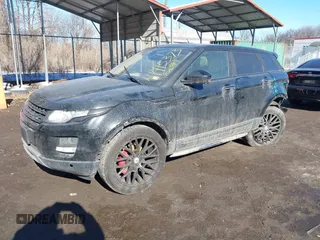 2015 Land Rover Range Rover Evoque Prestige with VIN SALVV2BG1FH960301, listed as a IAAI auction lot 41415373 with 112,960 mi miles and . Bid and sale history available at DreamBid. Image 2.