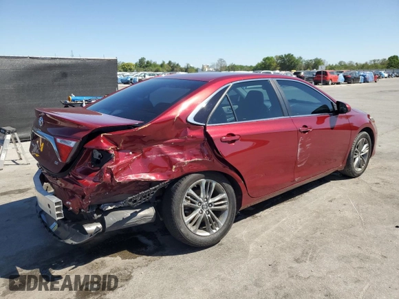2016 Toyota Camry XLE with VIN 4T1BF1FKXGU601372, listed as a Copart auction lot 48570645 with 49,612 mi miles and Salvage Title. Bid and sale history available at carsss.com. Image 3.