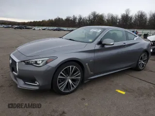 2017 Infiniti Q60 Premium with VIN JN1CV7EL7HM320062, listed as a Copart auction lot 46261505 with 100,971 mi miles and Salvage title. Bid and sale history available at DreamBid. Image 1.