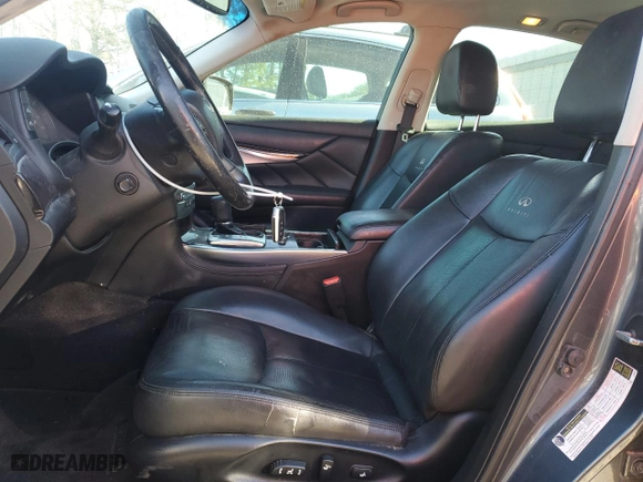 2012 Infiniti M37 with VIN JN1BY1APXCM335754, listed as a Copart auction lot 47566225 with 243994 miles and Salvage Title. Bid and sale history available at carsss.com. Image 7.