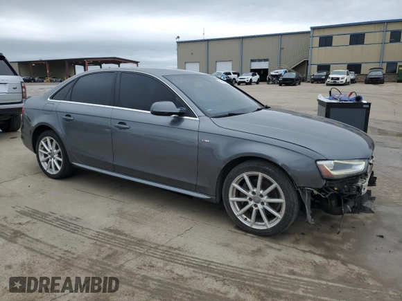 2016 Audi A4 Premium with VIN WAUAFAFL7GN005264, listed as a Copart auction lot 51815235 with 131,344 mi miles and Clean Title. Bid and sale history available at carsss.com. Image 4.