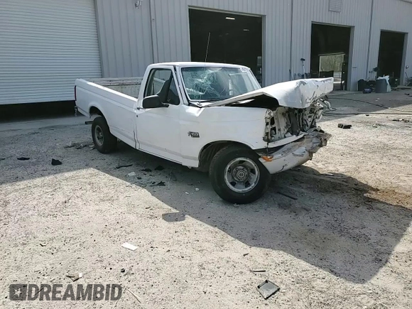 1996 Ford F-150 Special with VIN 1FTEF15Y8TLA13025, listed as a Copart auction lot 45472045 with 0 mi miles and Salvage Title. Bid and sale history available at carsss.com. Image 10.