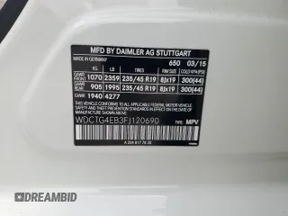 2015 Mercedes-Benz GLA 250 z VIN WDCTG4EB3FJ120690, wystawiony jako Copart lot #47428275 z przebiegiem 132 248 mil mil oraz Szkoda całkowita • Salvage title. Historia ofert i sprzedaży dostępna na DreamBid. Obrazek 15.