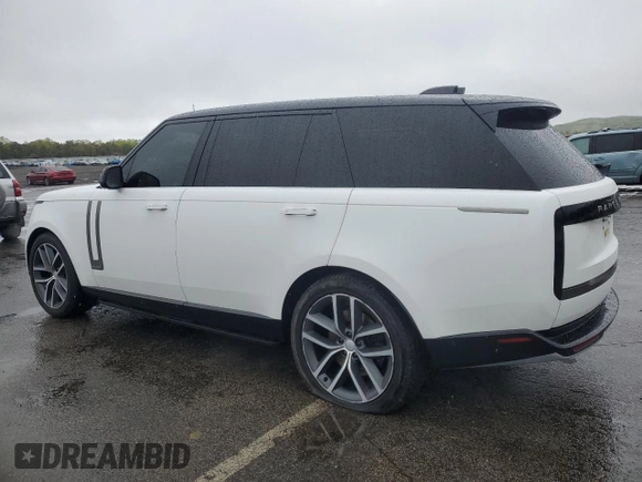 2023 Land Rover Range Rover with VIN SALK1BE71PA038180, listed as a Copart auction lot 55157005 with 10,629 mi miles and Salvage Title. Bid and sale history available at DreamBid. Image 2.
