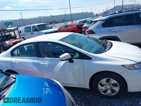 2015 Honda Civic LX with VIN 19XFB2F53FE281911, listed as a IAAI auction lot 42157020 with 201,003 mi miles and . Bid and sale history available at DreamBid. Image 13.