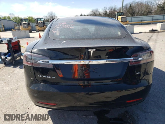 2016 Tesla Model S 90D with VIN 5YJSA1E26GF168260, listed as a Copart auction lot 48703154 with 90,567 mi miles and Salvage Title. Bid and sale history available at DreamBid. Image 6.