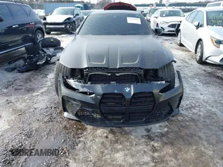 2025 BMW M4 Competition xDrive with VIN WBS33HK0XSCT17505, listed as a IAAI auction lot 41353146 with 8,171 mi miles. Bid and sale history available at carsss.com. Image 13.