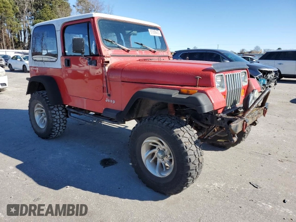 1995 Jeep Wrangler S with VIN 1J4FY19P8SP254147, listed as a Copart auction lot 87699425 with 163,924 mi miles and Clean Title. Bid and sale history available at carsss.com. Image 4.