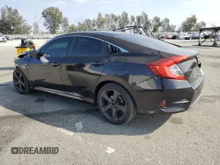 2016 Honda Civic Sedan LX with VIN 19XFC2F50GE232356, listed as a Copart auction lot 43615245 with 53,557 mi miles and Salvage Title. Bid and sale history available at carsss.com. Image 2.