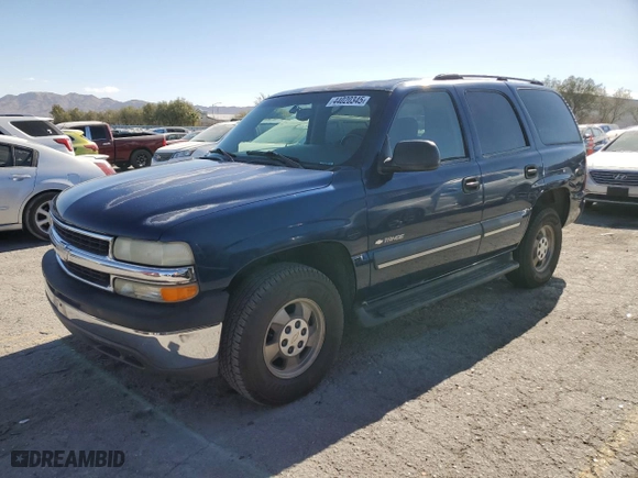 2003 Chevrolet Tahoe LS with VIN 1GNEC13V83R118315, listed as a Copart auction lot 44020345 with 226,683 mi miles and Salvage Title. Bid and sale history available at carsss.com. Image 1.