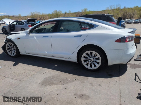 2017 Tesla Model S 100D with VIN 5YJSA1E29HF186222, listed as a Copart auction lot 55060935 with Not provided miles and Salvage title. Bid and sale history available at DreamBid. Image 2.