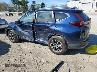 2022 Honda CR-V EX z VIN 2HKRW2H53NH609871, wystawiony jako Copart lot #53911295 z przebiegiem 55 024 mil mil oraz Szkoda całkowita • Salvage title. Historia ofert i sprzedaży dostępna na DreamBid. Obrazek 2.