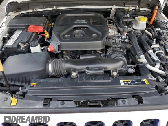 2021 Jeep Wrangler Unlimited Sahara с VIN 1C4JJXP62MW677073, выставлен на аукционе Copart как лот 61348075 с пробегом Не указан миль и Списание • Salvage title. История ставок и продаж доступна на DreamBid. Изображение 12.