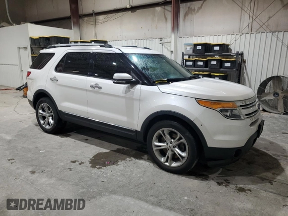 2015 Ford Explorer Limited with VIN 1FM5K8F89FGB49773, listed as a Copart auction lot 46528375 with 96,557 mi miles and Salvage Title. Bid and sale history available at DreamBid. Image 4.