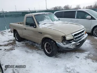 1999 Ford Ranger XL with VIN 1FTYR10V4XUB79205, listed as a IAAI auction lot 41311729 with 160,635 mi miles. Bid and sale history available at carsss.com. Image 1.