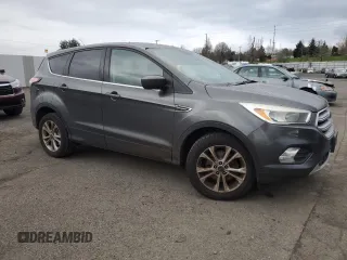 2017 Ford Escape SE with VIN 1FMCU0GD3HUA25128, listed as a Copart auction lot 47667645 with 0 mi miles and Clean Title. Bid and sale history available at carsss.com. Image 4.