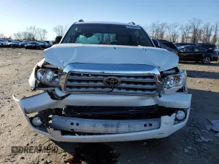 2008 Toyota Sequoia Platinum with VIN 5TDBY67A78S022587, listed as a Copart auction lot 86920864 with 207,790 mi miles and Salvage Title. Bid and sale history available at carsss.com. Image 5.