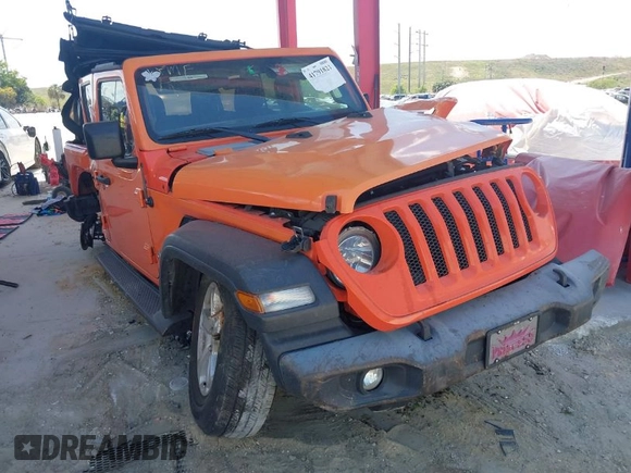 2018 Jeep Wrangler Unlimited Sport z VIN 1C4HJXDN4JW243775, wystawiony jako IAAI lot #41791821 z przebiegiem 62 120 mil mil oraz . Historia ofert i sprzedaży dostępna na DreamBid. Obrazek 1.