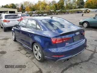 2018 Audi S3 z VIN WAUB1HFF8J1041341, wystawiony jako Copart lot #63897582 z przebiegiem 32 394 mil mil oraz . Historia ofert i sprzedaży dostępna na DreamBid. Obrazek 3.
