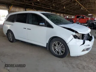 2013 Honda Odyssey EX-L with VIN 5FNRL5H61DB072367, listed as a Copart auction lot 56363435 with 137,513 mi miles and Clean Title. Bid and sale history available at DreamBid. Image 4.