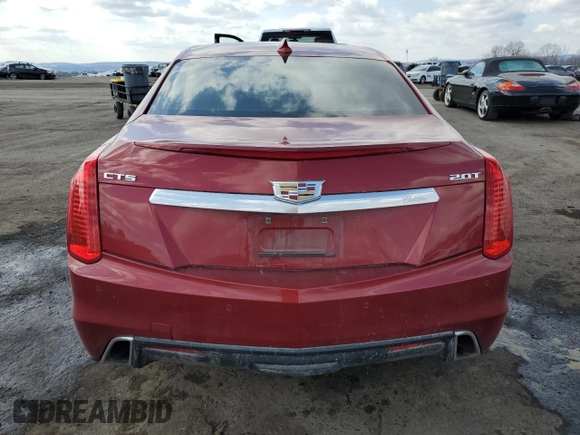 2017 Cadillac CTS Sedan Luxury RWD with VIN 1G6AR5SX6H0213003, listed as a Copart auction lot 46981695 with 45,607 mi miles and Salvage Title. Bid and sale history available at carsss.com. Image 6.