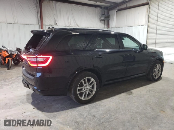 2023 Dodge Durango GT Plus with VIN 1C4RDHDG0PC686406, listed as a Copart auction lot 88375335 with 20,458 mi miles and Salvage title. Bid and sale history available at DreamBid. Image 3.