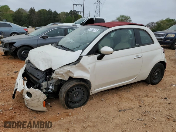 2012 FIAT 500 Pop with VIN 3C3CFFDR3CT127070, listed as a Copart auction lot 51525715 with 98,754 mi miles and Salvage Title. Bid and sale history available at carsss.com. Image 1.