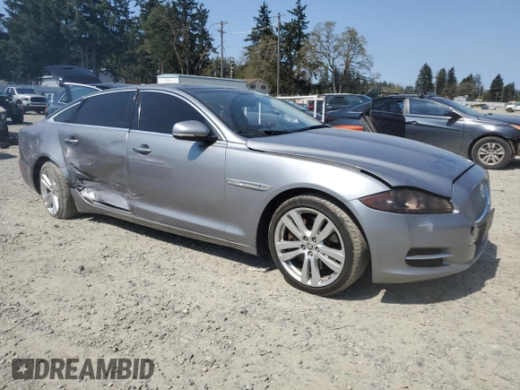 2011 Jaguar XJ with VIN SAJWA2GB2BLV17314, listed as a Copart auction lot 53533495 with 95,899 mi miles and Salvage Title. Bid and sale history available at carsss.com. Image 4.