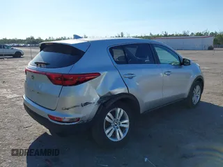 2017 Kia Sportage LX with VIN KNDPM3AC4H7194371, listed as a IAAI auction lot 41774995 with 110,720 mi miles. Bid and sale history available at carsss.com. Image 4.