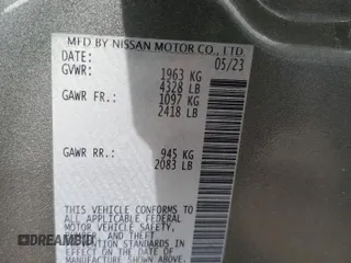 2023 Nissan Altima SL with VIN 1N4BL4EV0PN406245, listed as a Copart auction lot 46266585 with 29,136 mi miles and Salvage Title. Bid and sale history available at DreamBid. Image 13.