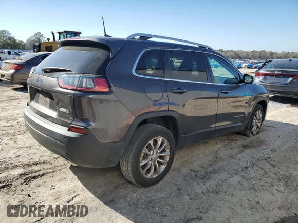 2021 Jeep Cherokee Latitude Lux with VIN 1C4PJLMX2MD226981, listed as a Copart auction lot 48596545 with 12,250 mi miles and Salvage Title. Bid and sale history available at carsss.com. Image 3.