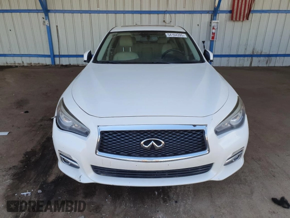 2017 Infiniti Q50 3.0t Premium with VIN JN1EV7AR3HM834493, listed as a Copart auction lot 54164395 with 165,329 mi miles and Clean Title. Bid and sale history available at carsss.com. Image 5.