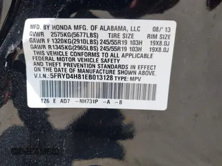 2014 Acura MDX Advance with VIN 5FRYD4H81EB013128, listed as a IAAI auction lot 42452849 with 152,117 mi miles and . Bid and sale history available at DreamBid. Image 9.