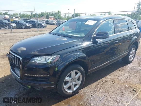2015 Audi Q7 Premium with VIN WA1CGAFEXFD017935, listed as a IAAI auction lot 42549490 with 170,271 mi miles and . Bid and sale history available at DreamBid. Image 2.