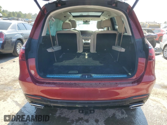 2024 Mercedes-Benz GLS 450 with VIN 4JGFF5KE0RB120067, listed as a Copart auction lot 68669414 with 7,581 mi miles and Salvage Title. Bid and sale history available at DreamBid. Image 6.