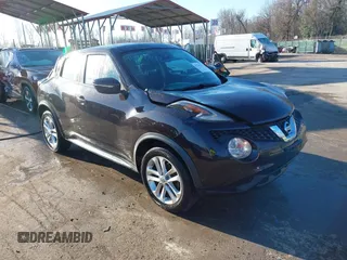 2016 Nissan Juke S with VIN JN8AF5MR7GT606160, listed as a IAAI auction lot 41749347 with 158,659 mi miles. Bid and sale history available at carsss.com. Image 1.