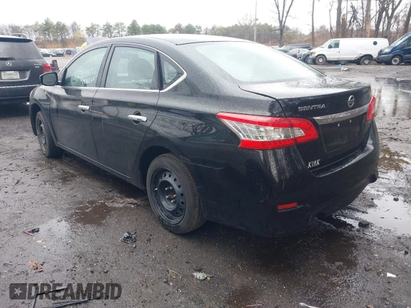 2015 Nissan Sentra SV with VIN 3N1AB7AP8FY378989, listed as a IAAI auction lot 41981269 with 141,083 mi miles. Bid and sale history available at carsss.com. Image 3.