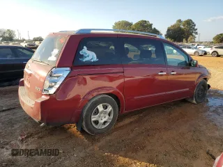 2007 Nissan Quest S with VIN 5N1BV28U37N113219, listed as a Copart auction lot 78447214 with 161,386 mi miles and Salvage Title. Bid and sale history available at carsss.com. Image 3.