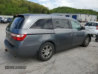 2011 Honda Odyssey EX-L with VIN 5FNRL5H6XBB002136, listed as a Copart auction lot 55162645 with 172,425 mi miles and Salvage Title. Bid and sale history available at DreamBid. Image 3.