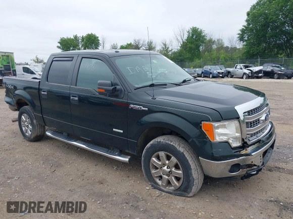 2013 Ford F-150 XL with VIN 1FTFW1ETXDFA33723, listed as a IAAI auction lot 39711808 with 112,922 mi miles. Bid and sale history available at carsss.com. Image 1.